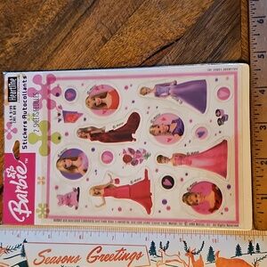 Heartline Hallmark Barbie Sticker Sheets Sealed